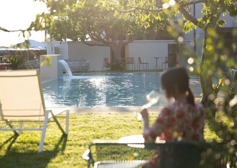 esterni di laqua countryside, hotel di chef cannavacciuolo in campania